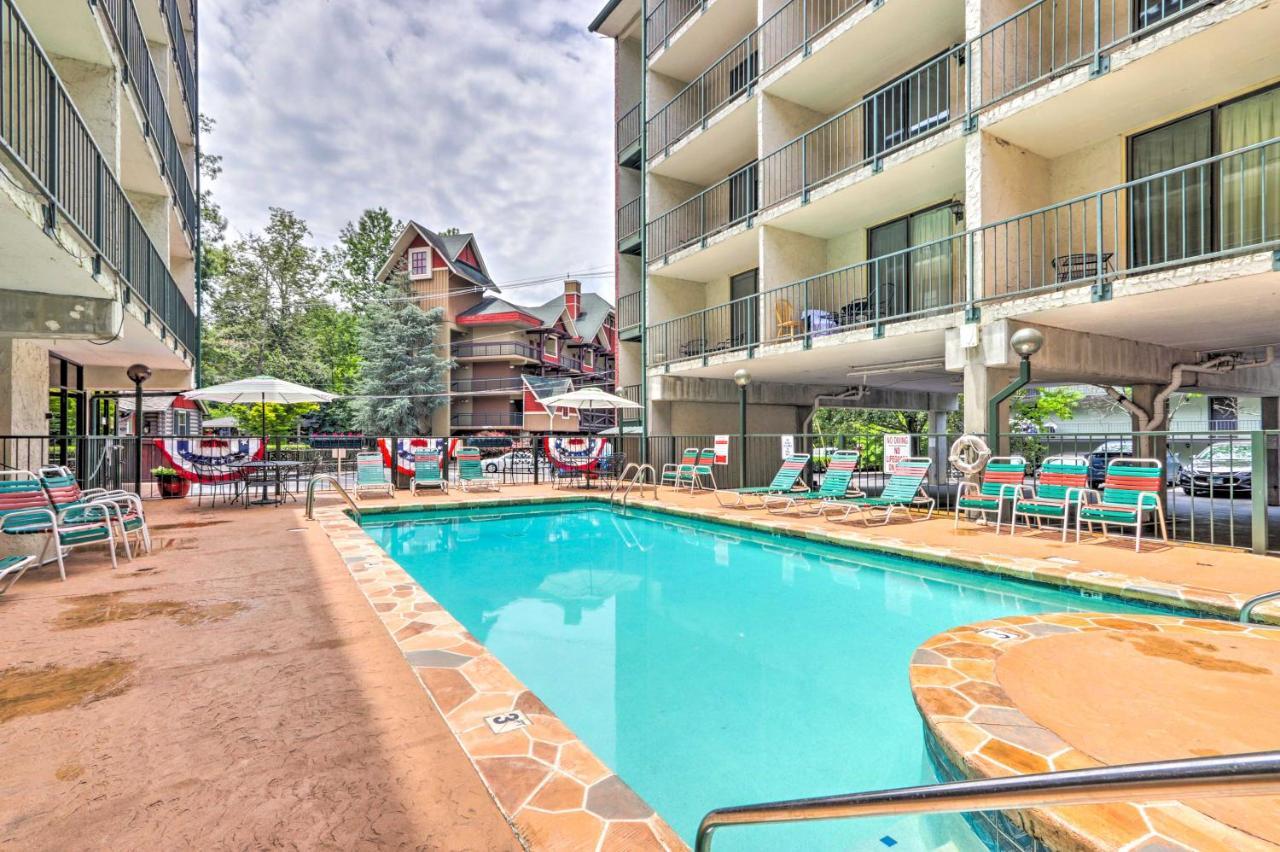 Condo With Balcony, Walk To Dtwn Gatlinburg Fun מראה חיצוני תמונה